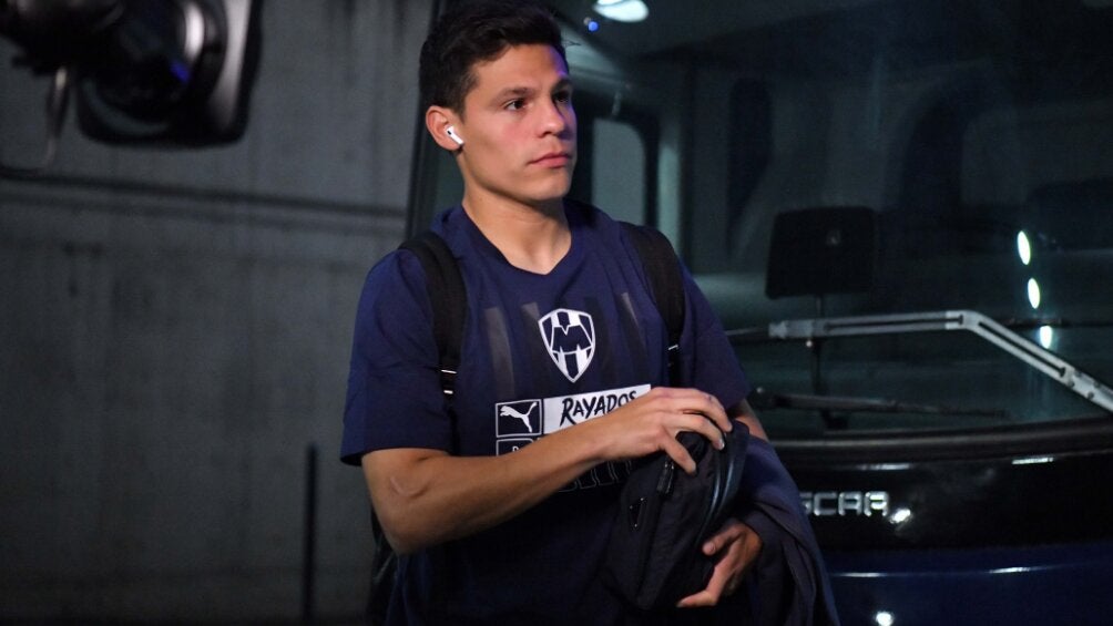 Ponchito González previo a un partido con Rayados