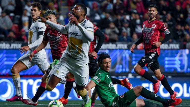 Pumas y Xolos en partido de la Fecha 4 de la Liga MX 