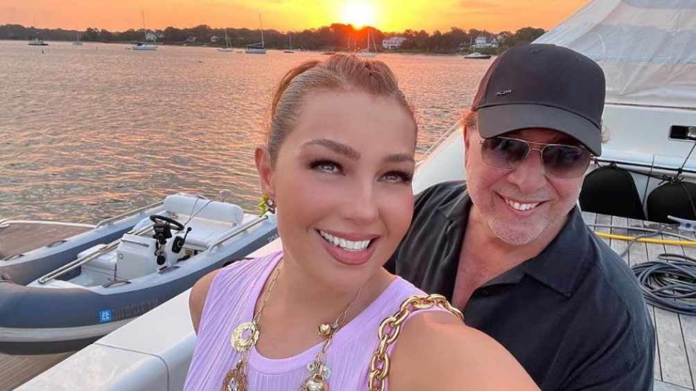 Tommy Mottola le habría sido infiel a Thalía con la cantante Leslie Shaw