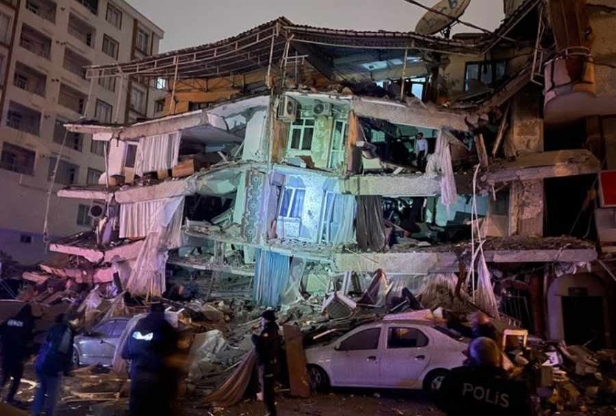 Casas tras el terremoto