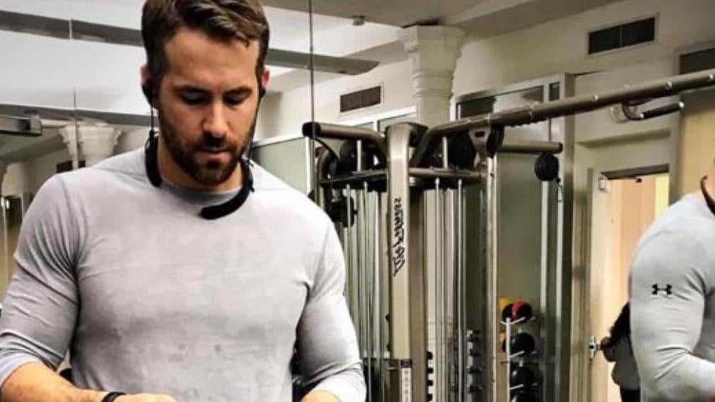 Ryan Reynolds en el gimnasio