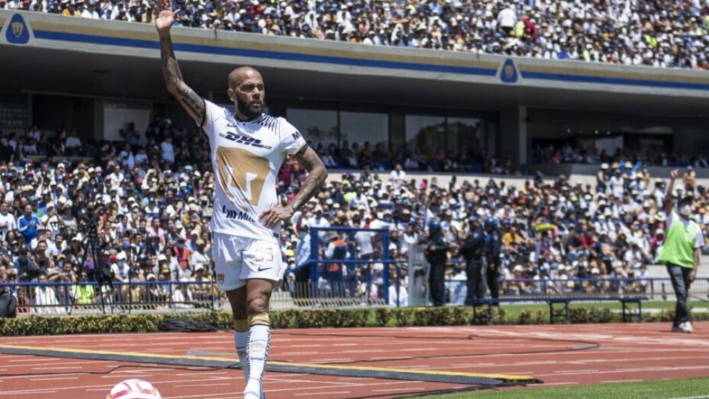 El brasileño en un juego en el Estadio Olímpico Universitario