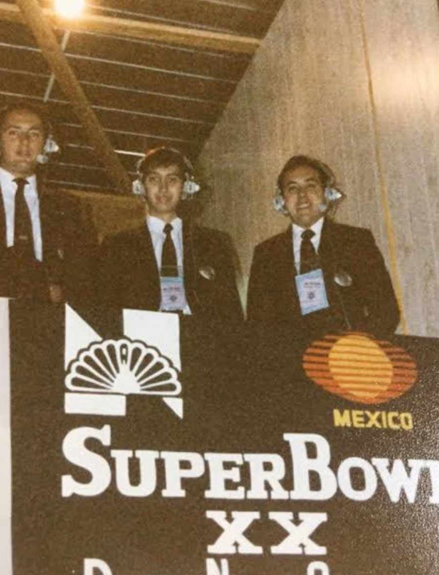 Los Tres Amigos en el SuperBowl XX