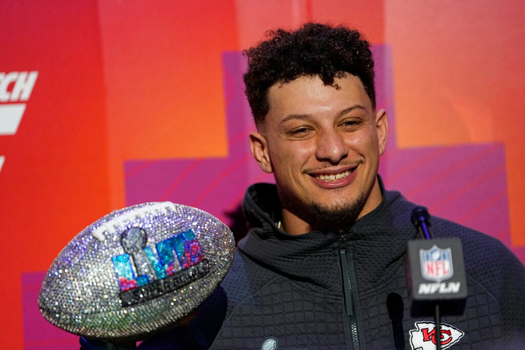 Patrick Mahomes es la estrella del Superbowl