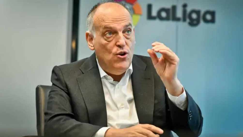 Javier Tebas: "La Superliga es el lobo, que hoy se disfraza de abuelita" 