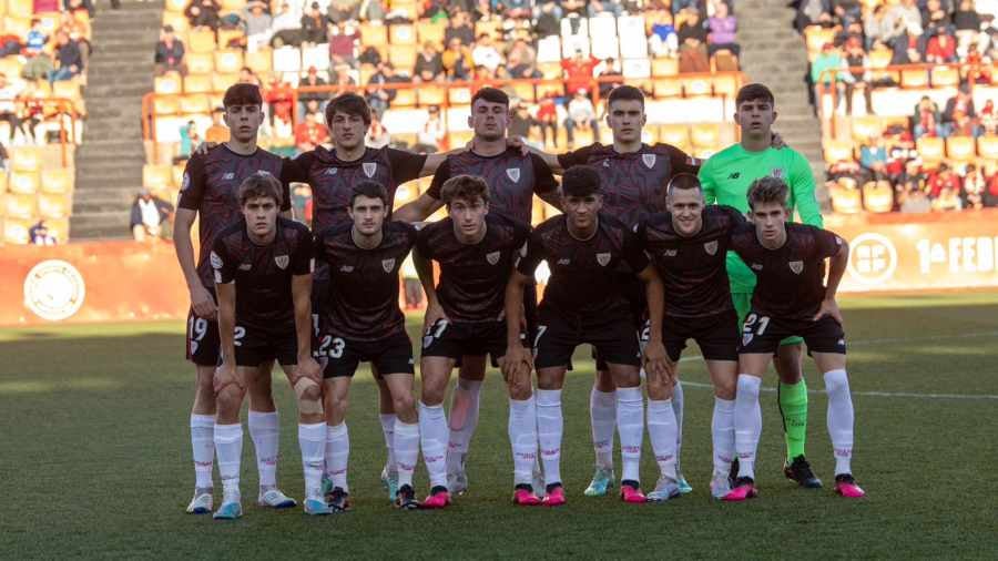 Athletic de Bilbao antes de un partido