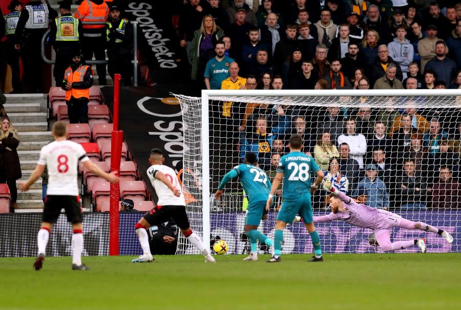 Partido entre el Southampton vs Wolves en la Premier League 