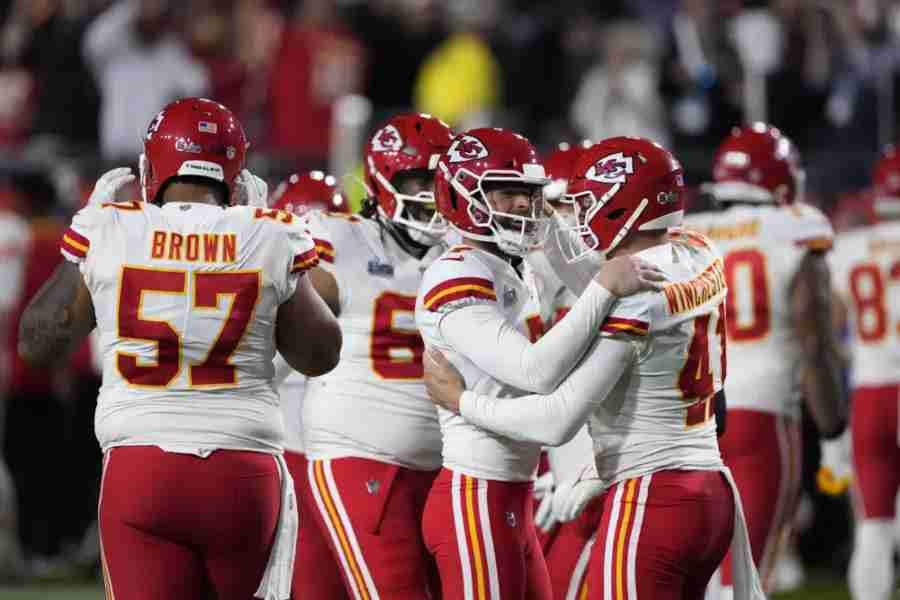 Chiefs celebrando el triunfo