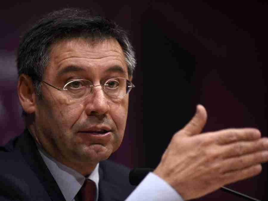 Bartomeu en su etapa como presidente de Barcelona