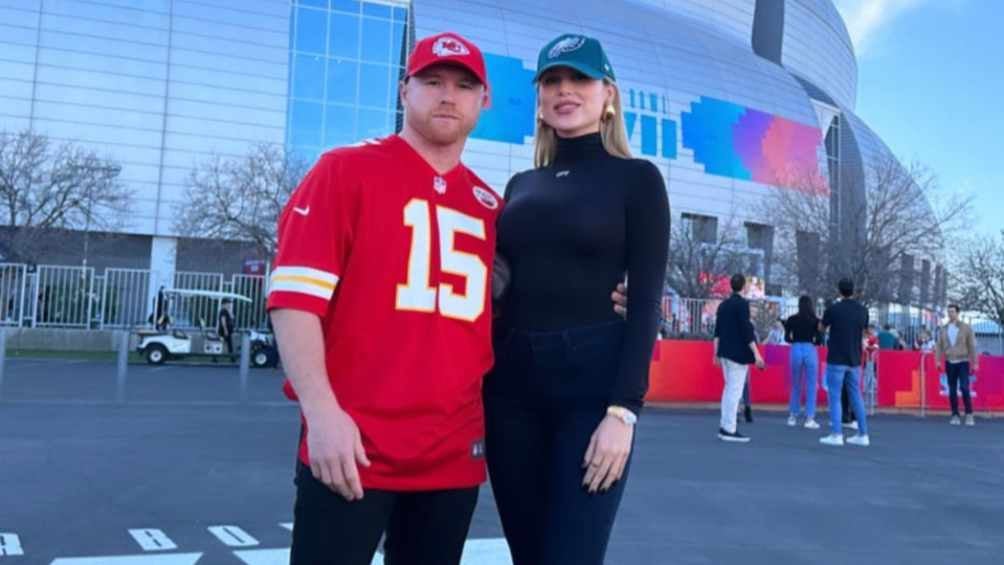 'Canelo' Álvarez disfrutó del show de medio tiempo de Rihanna en el Super Bowl 2023