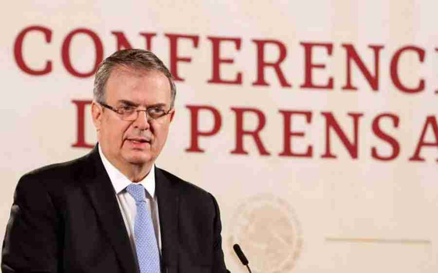 Marcelo Ebrard en conferencia de prensa