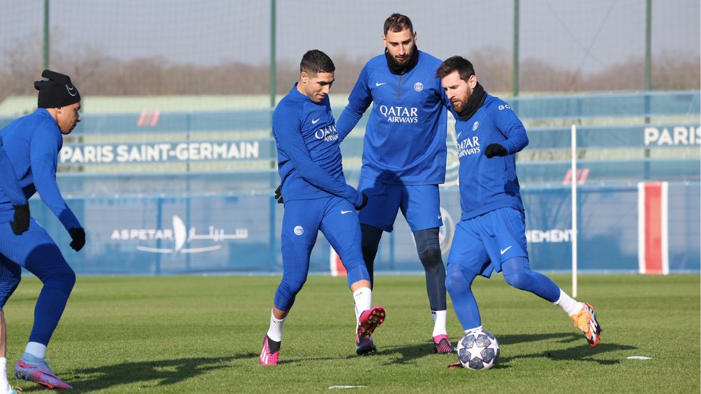 Messi volvió a los entrenamientos del PSG