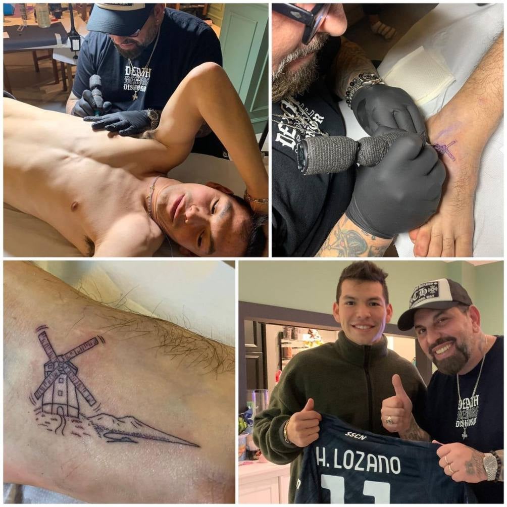 Chucky Lozano se hizo un tatuaje