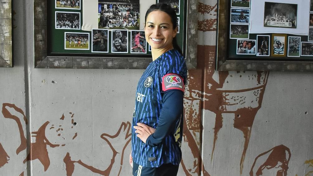 Scarlett Camberos previo a un partido con América