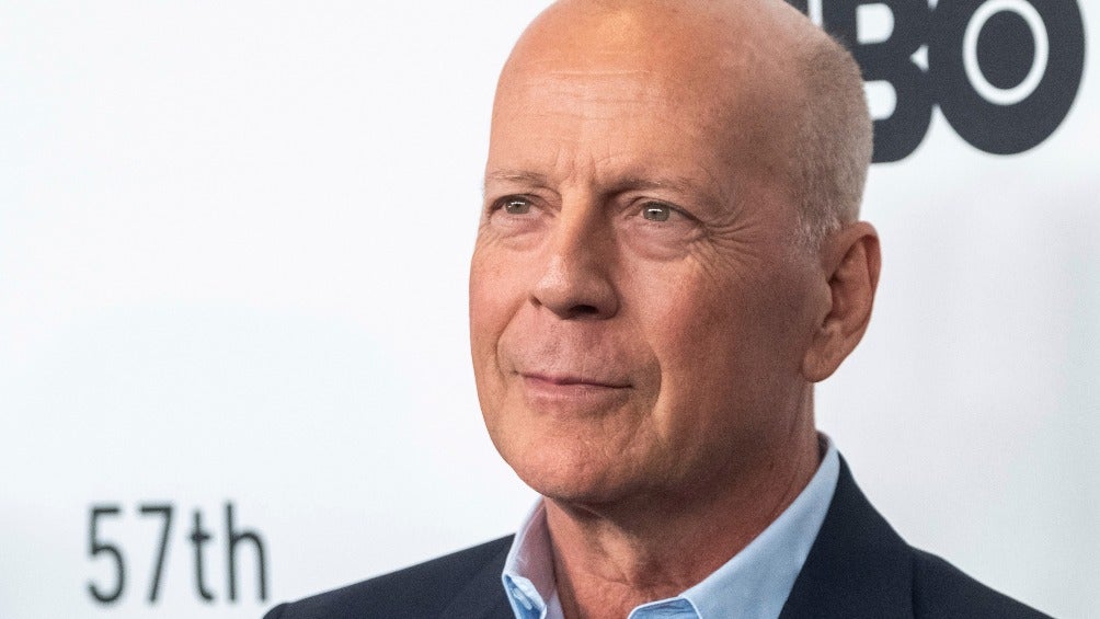 Bruce Willis en una premiere en Nueva York