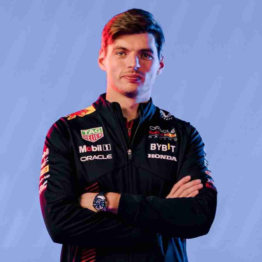 Max Verstappen en sesión de fotos para Red Bull