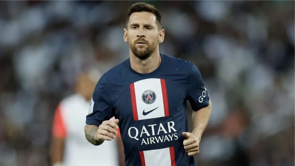 Messi durante un encuentro con el Paris Saint-Germain