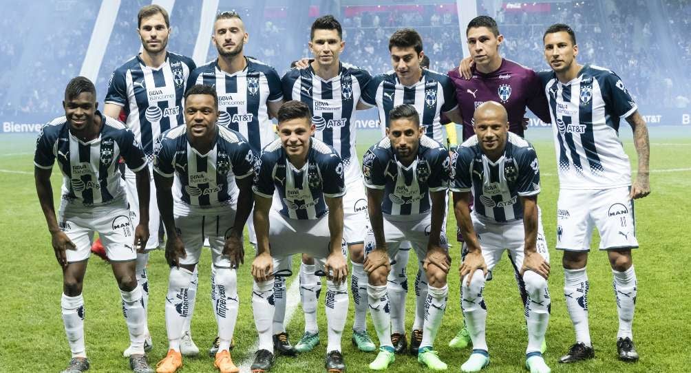 Rayados durante un partido de la Liga MX