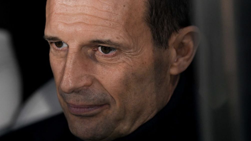 Massimiliano Allegri previo al arranque del encuentro