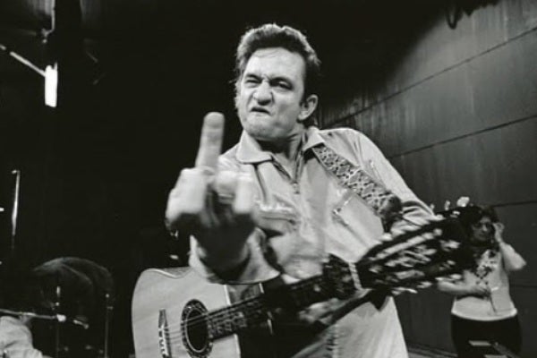 Johnny Cash, legendario cantautor 
