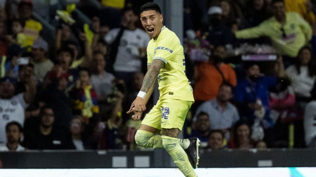 El delantero americanista anotó gol