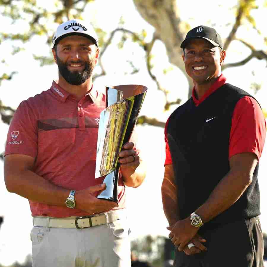 Tiger Woods y Jon Rodríguez