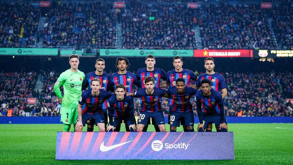 Once inicial del Barcelona