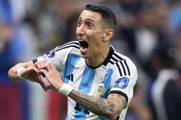 Envió el mismo mensaje a Ángel Di María 