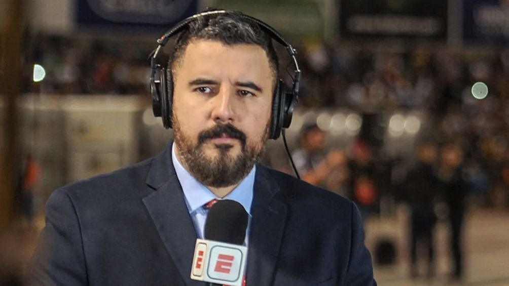 Morales en una transmisión de ESPN