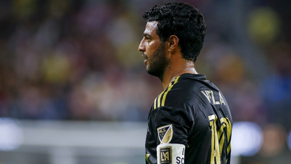 Carlos Vela en partido con el LAFC