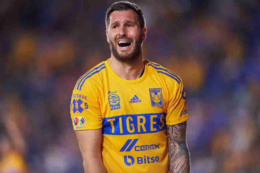 Gignac en partido con Tigres