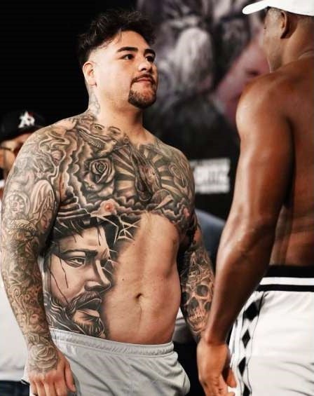 Andy Ruiz en pesaje