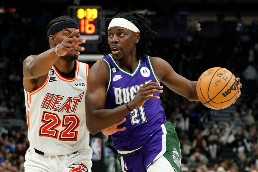 Partido entre los Bucks y el Heat de la NBA 