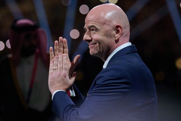 Infantino, el máximo dirigente de la FIFA