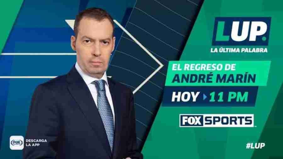 André Marín regresó a su programa