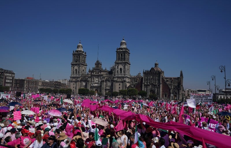 Marcha por el INE en la CDMX