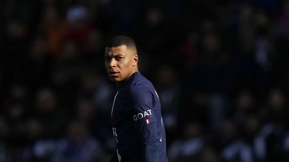 Mbappé durante el partido vs Lille