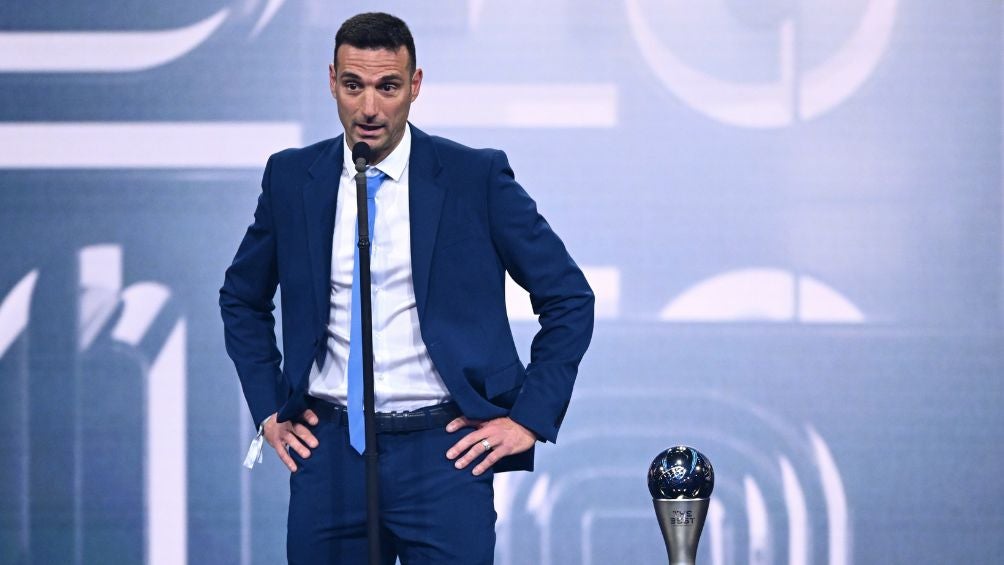 Scaloni se llevó el premio al mejor entrenador del 2022