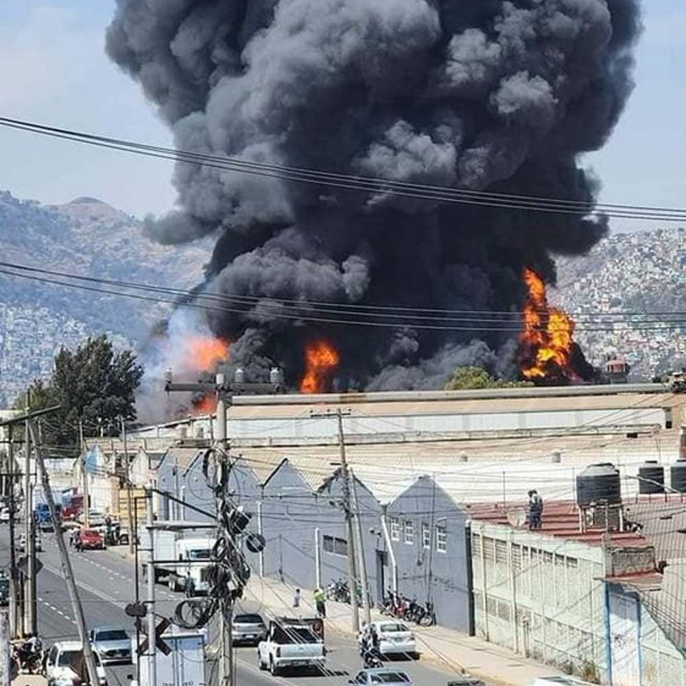 Habitantes mostraron preocupación por el incendio en Ecatepec 