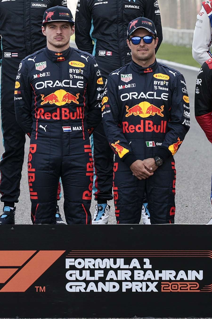 Sergio Pérez y Max Verstappen en GP de Bahréin 