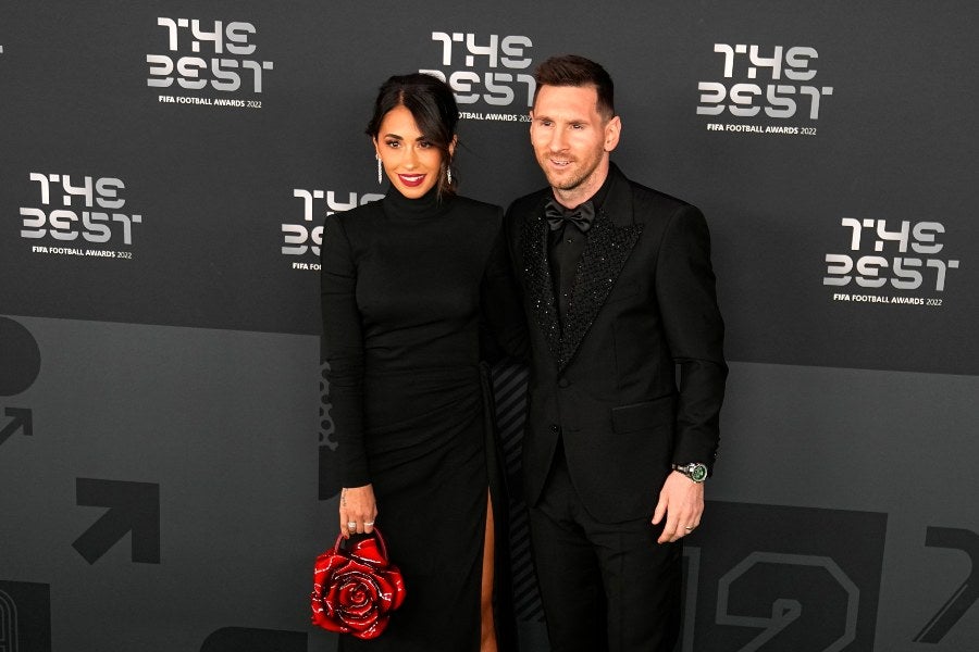 Messi y Antonela en premios The Best 