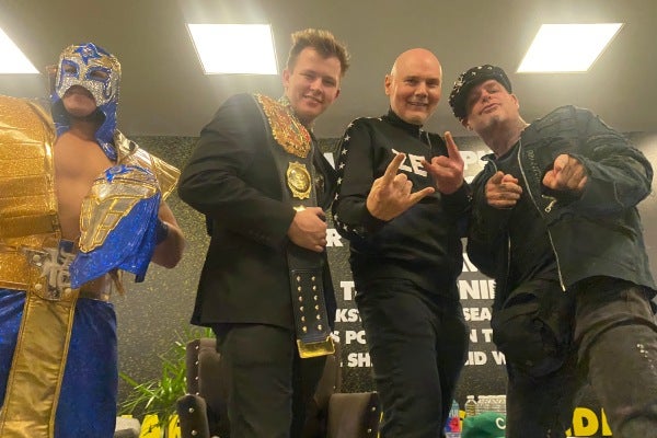 Billy Corgan, fanático de la lucha libre mexican