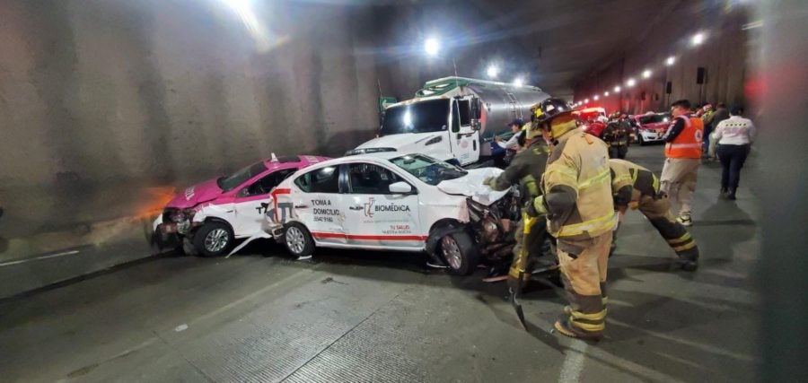 Choque vial en CDMX