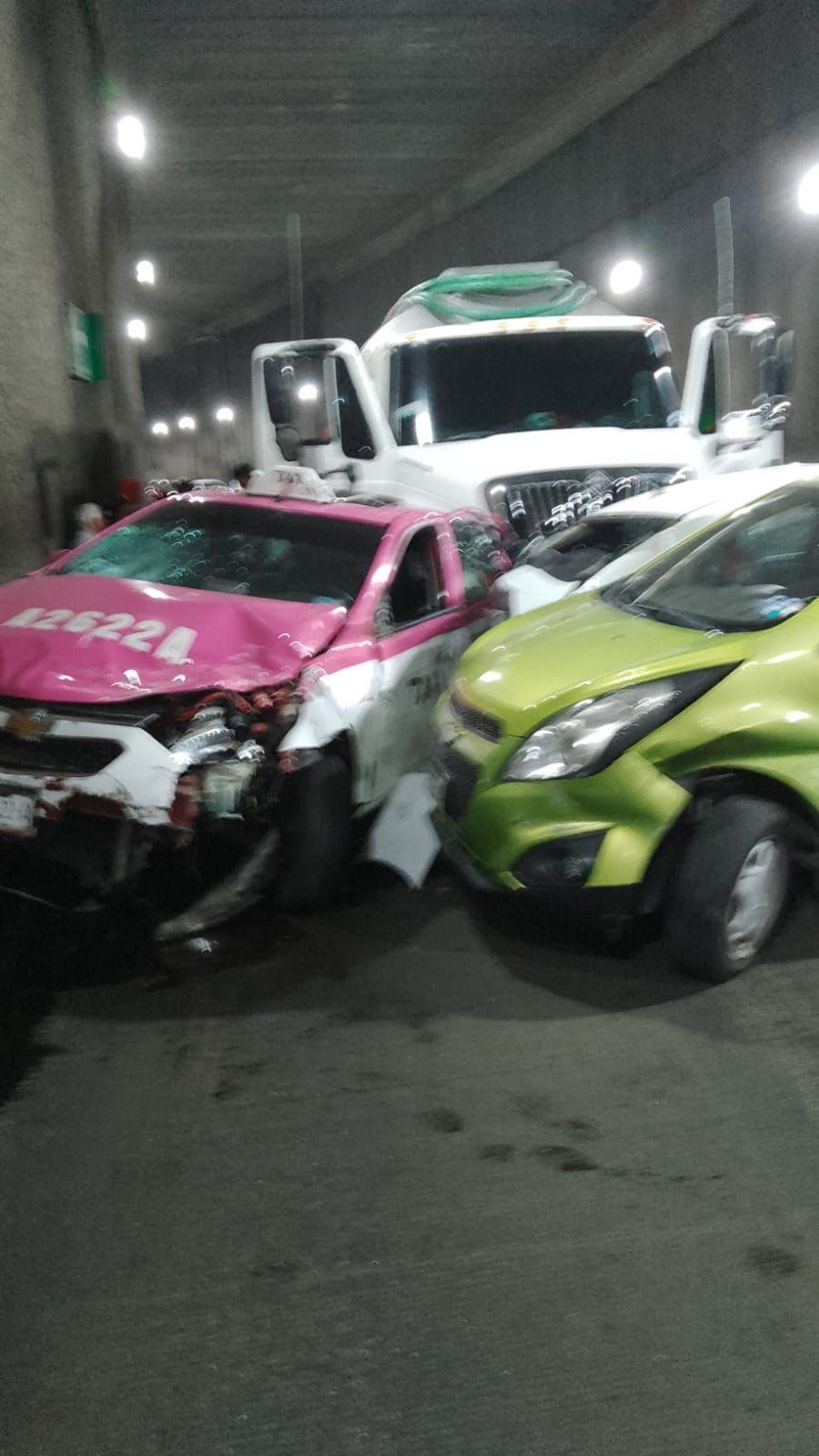 Múltiple accidente en la Ciudad de México 