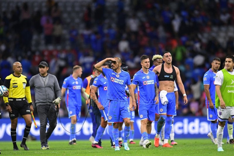 Cruz Azul tras un partido