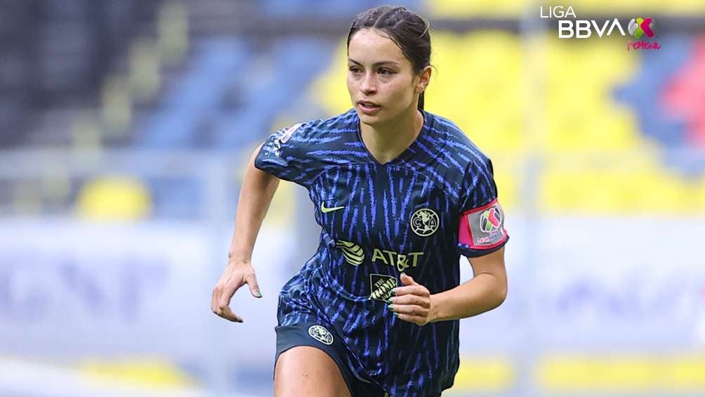 Scarlett Camberos jugando con América Femenil