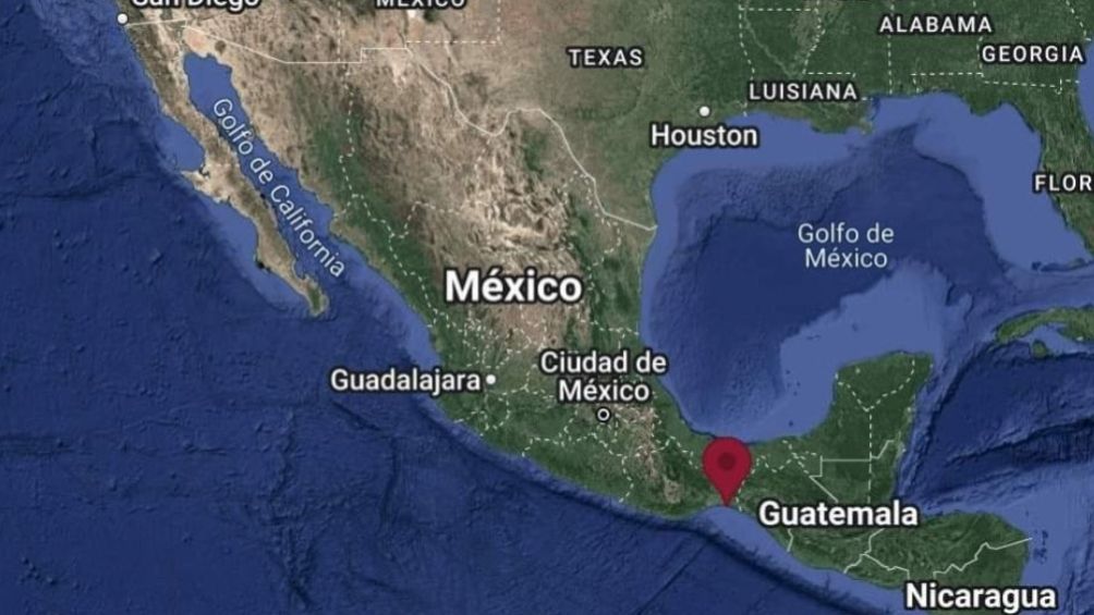 Sismo de 5.8 grados en la escala de Richter se registró en Oaxaca, México