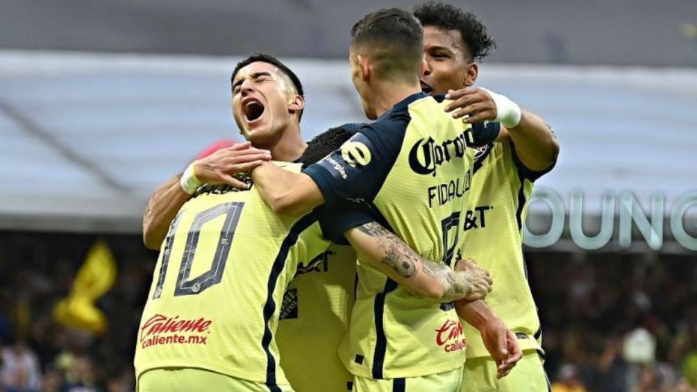 América en festejo de gol