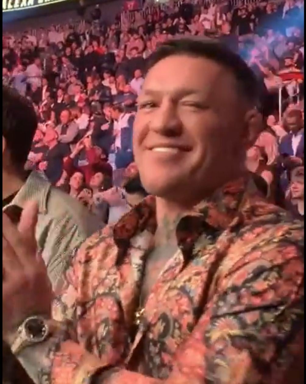 Conor McGregor se mostró muy contento por la mexicana