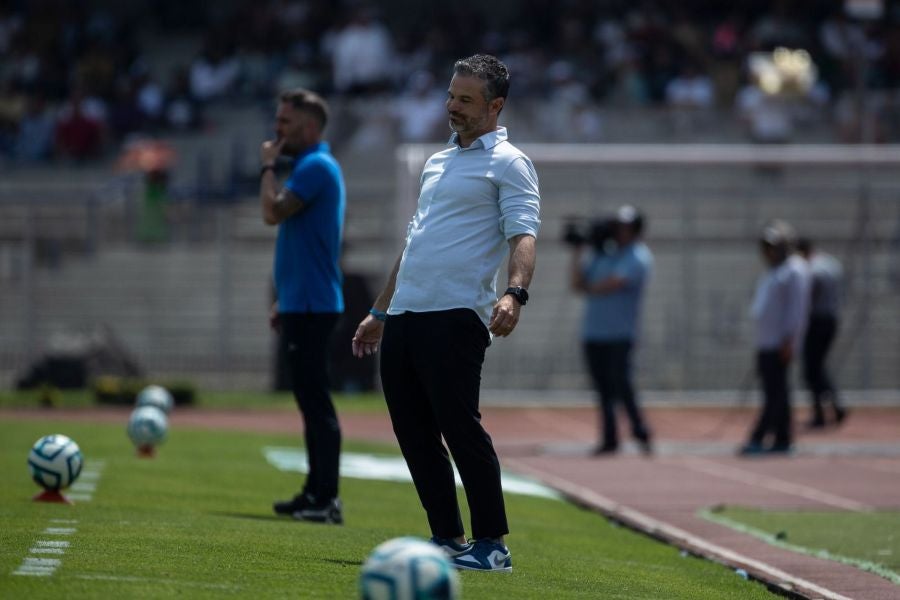 Rafael Puente Jr en partido con Pumas